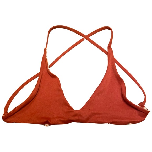 Made in Hawaii Reversible Bikini Orange and Mosiac Print - Picture 4 of 11